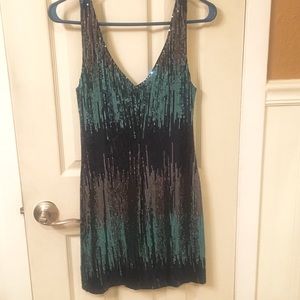 Sequin ombré dress